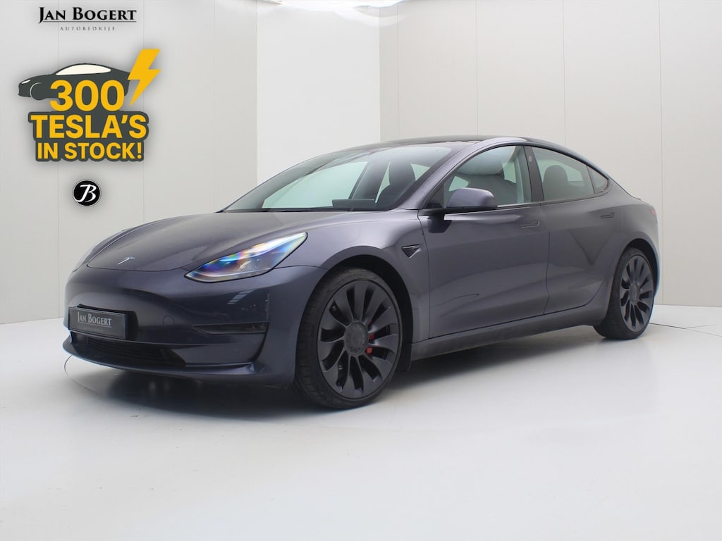 Tesla Model 3 Performance AWD 534pk 75kWh 94.7% SoH UPGRADE [ AUTOPILOT+567KM WLTP+PREMIUM AUDIO ]