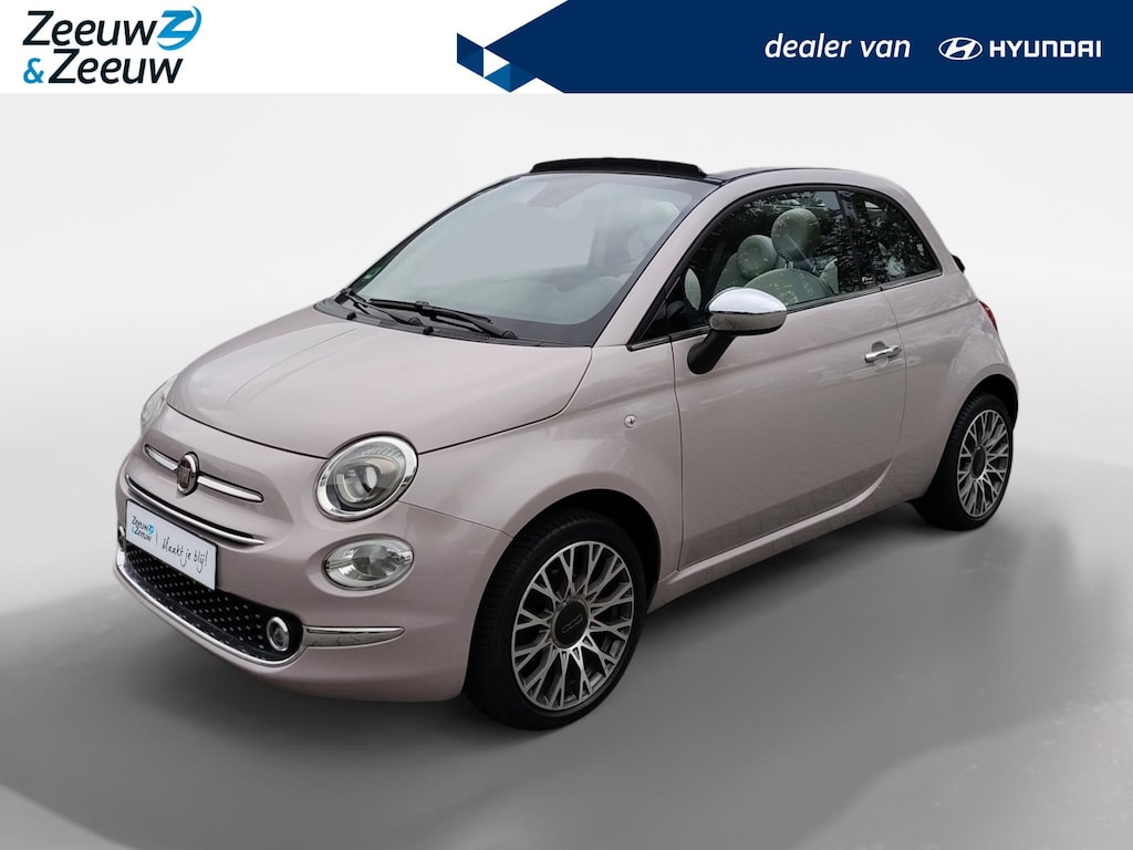 Fiat 500 1.2 Star Cabriolet! Navigatie, Airco Etc! Super mooie uitvoering! NU RIJKLAAPRIJS incl. 12 Maandag GARANTIE! Premiumpakket GRATIS!!