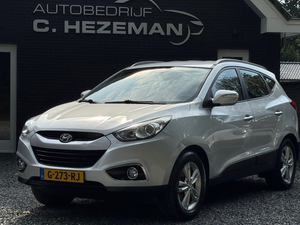 Hyundai ix35 1.6i GDI Style 125dkm! Climate Control Trekhaak Half Leder Nieuwe APK 18'' LMV