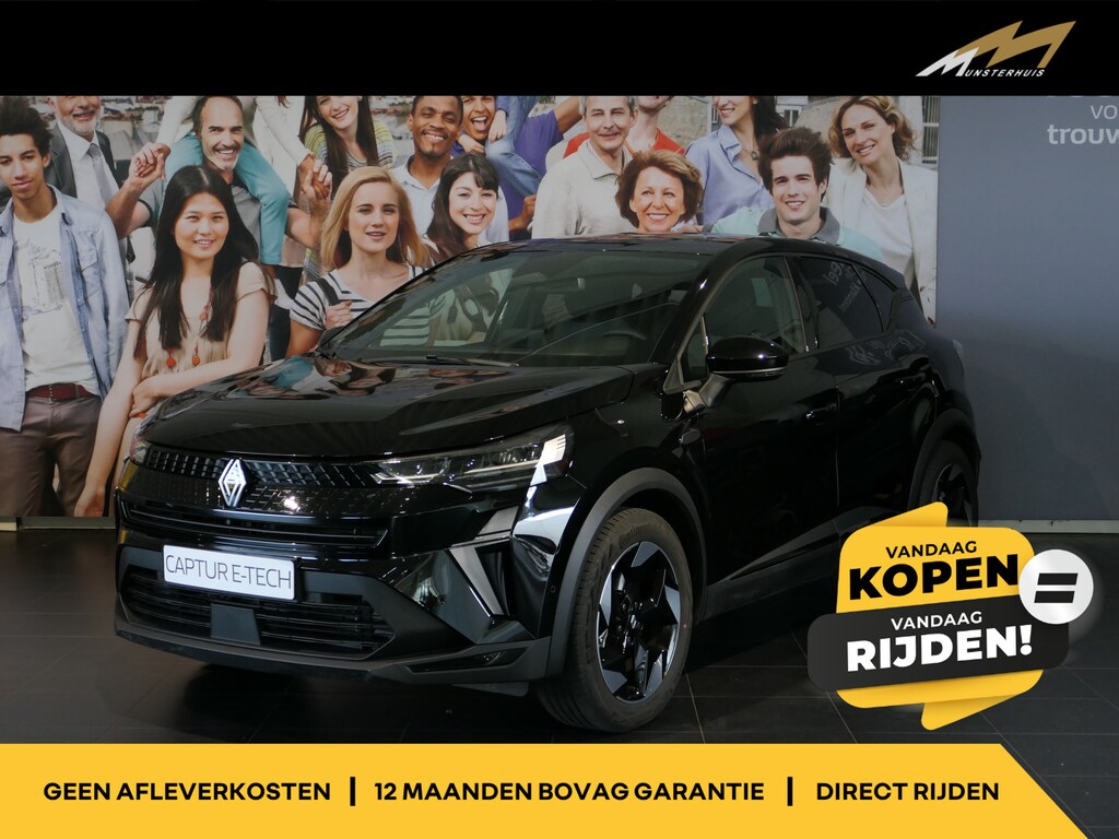 Renault Captur 1.8 E-Tech full hybrid 160 techno - Stuur en stoelverw - Camera - Google Navi