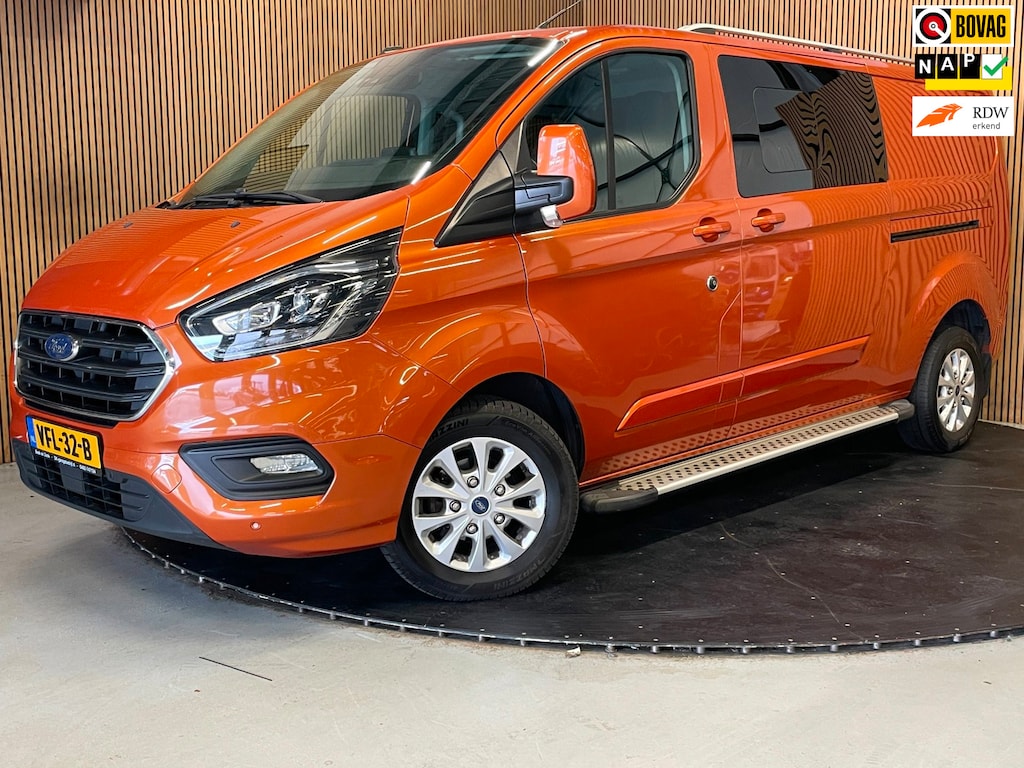 Ford Transit Custom 300 2.0 TDCI L2H1 Limited DC|FULL OPTION|AUTOMAAT|ACC|2X SCHUIFDEUR|CARPLAY|CAMERA|TREKHAAK|1e EIG|NAP|NL-AUTO