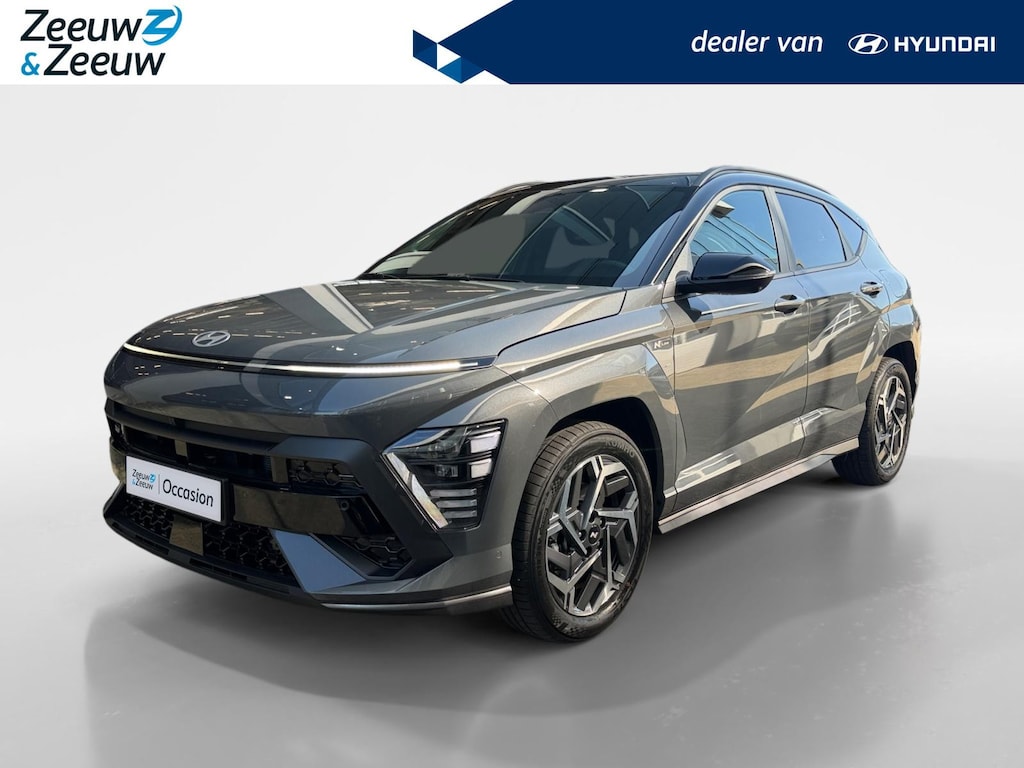 Hyundai Kona 1.6 GDI HEV N Line | Demo | Zeer compleet | Two-tone | Elektrische achterklep | Stoeverwarming & koeling | Stuurverwarming | 360 graden camera |