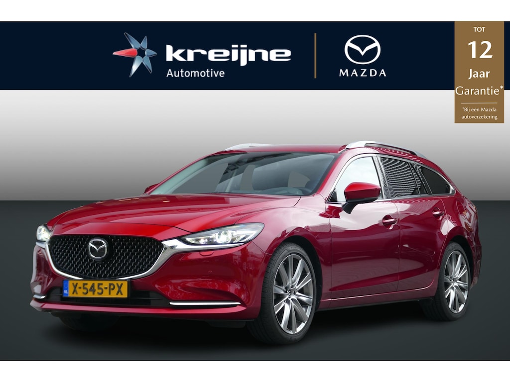 Mazda 6 Sportbreak 2.0 SkyActiv-G 165 Exclusive-Line | Apple Carplay/Android Auto | Adaptieve cruise | Stuurverwarming | Stoelverwarming/Verkoeling | Navi | RIJKLAARPRIJS!!