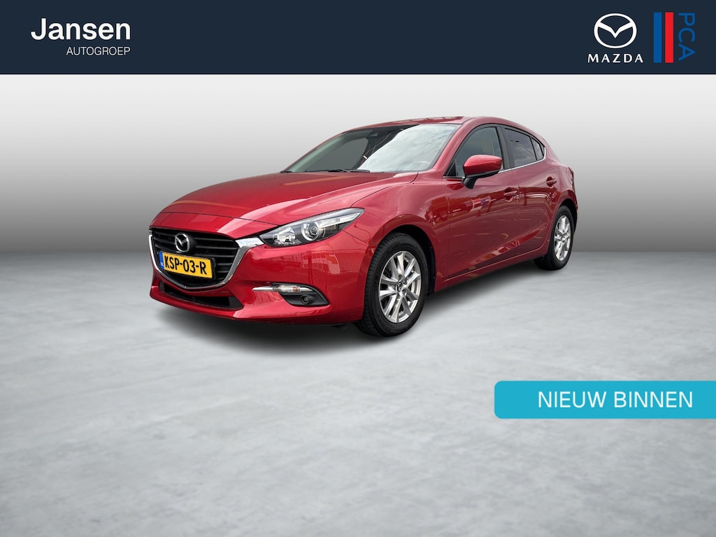 Mazda 3 2.0 SkyActiv-G 120 TS Automaat, Trekhaak, Navi, Dealer Onderhouden, Cruise, Stoelverwarming, PDC,