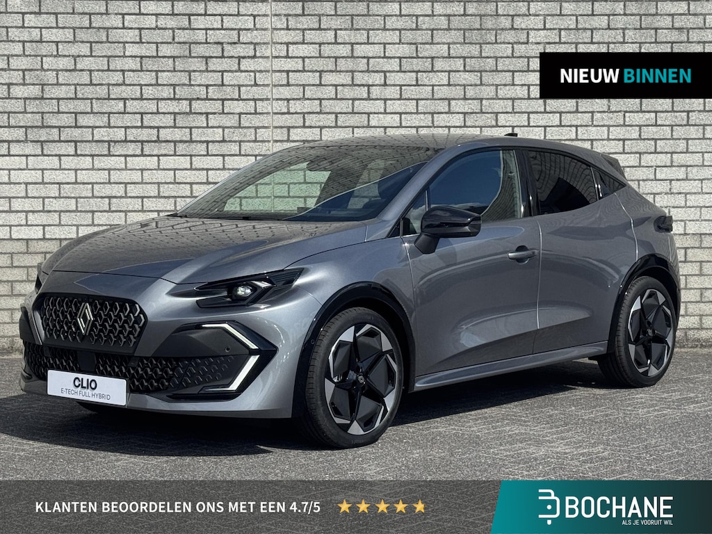 Renault Clio 1.8 Hybride 160 Techno | 5 JAAR GARANTIE | Direct leverbaar | Pack Winter, Safety & Parking | Gris Schiste |