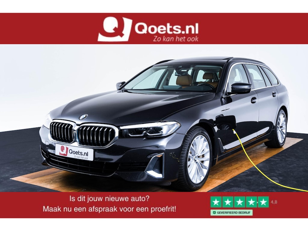BMW 5-Serie Touring 530e High Executive Luxury Line - Panoramadak - Comforstoelen - Ambiance verlichting - Parking Assistant - BMW Live Cockpit Professional - Elektrisch verwarmde voorstoelen -