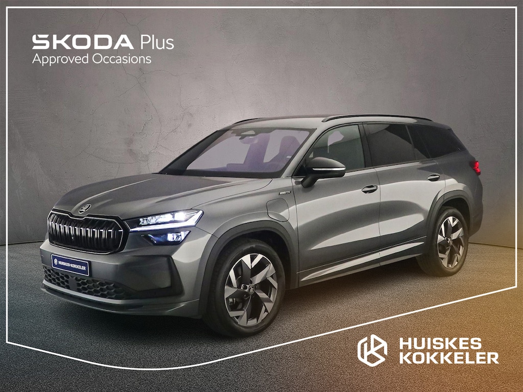 Skoda Kodiaq 1.5 TSI PHEV Sportline Business 204pk DSG Automaat Adaptive cruise control, Achteruitrijcamera, LED matrix koplampen, Elektrische achterklep, Navigatie