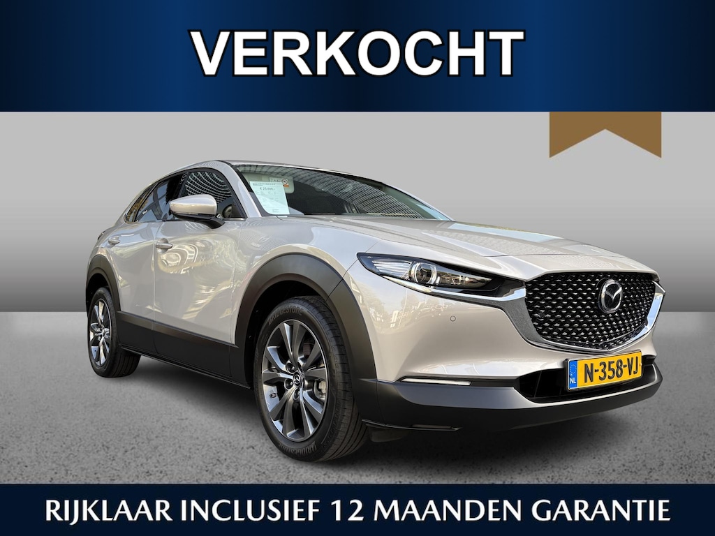 Mazda CX-30 2.0 e-SkyActiv-X M Hybrid Luxury 1e Eigenaar | Dealer onderhouden | Memory | Carplay | Leder | Keyless | HUD
