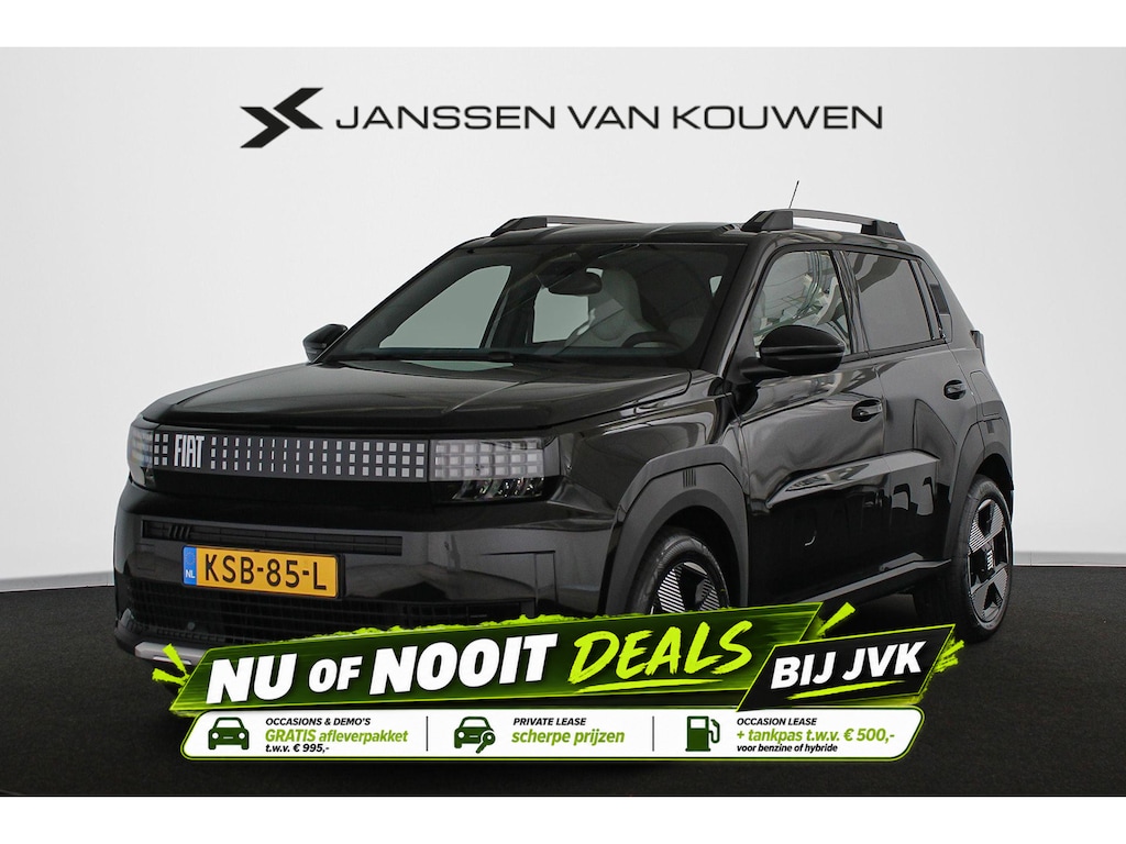 Fiat Grande Panda La Prima 11 kW 44 kWh Stuur-Stoelverwarming Camera Apple CarPlay