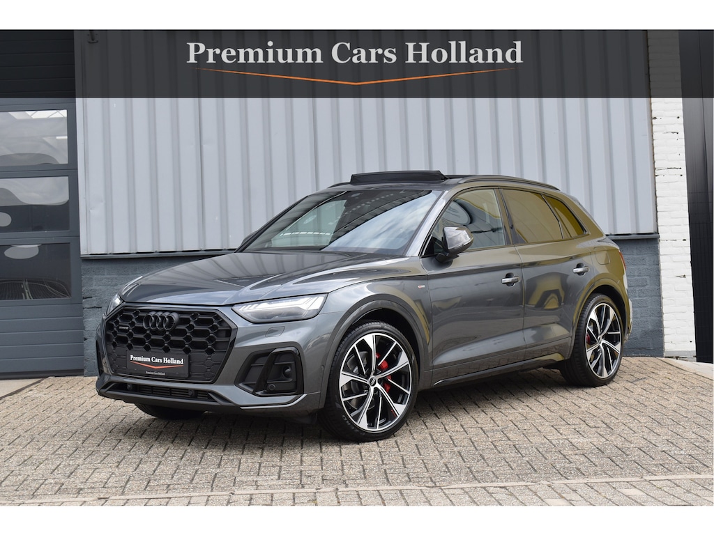 Audi Q5 50 TFSI e S-Line 299 Pk Competition Pano Lucht Carbon Keyless Trekhaak Oled Matrix 21 Inch