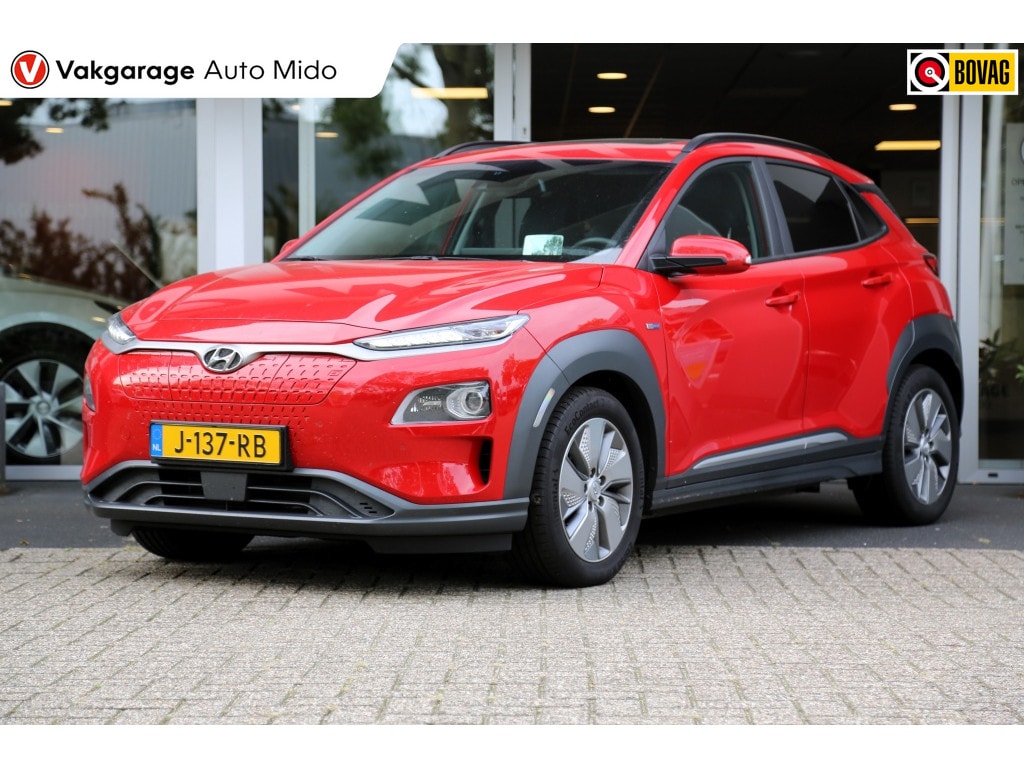 Hyundai Kona Electric EV Premium Sky 64 kWh | Warmtepomp | 3-fase | Schuif-kanteldak