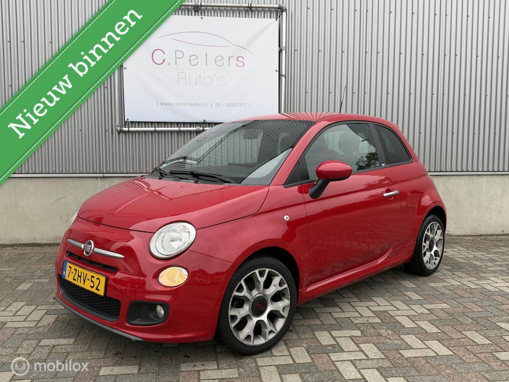 Fiat 500 0.9 TwinAir Turbo 500S Sport 2015 / Navigatie / Bluetooth / Zwarte dakhemel / Digi cockpit / NAP
