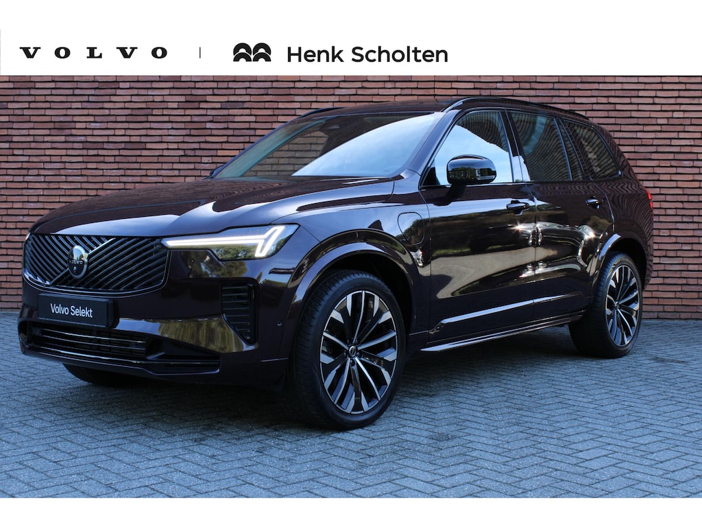 Volvo XC90 2.0 T8 Plug-in hybrid AWD Ultra Dark | Luchtvering | Premium audio by Bowers & Wilkins | Gelamineerde zijruiten | Trekhaak, inklapbaar | Geventileerde voorstoelen | Panoramisch schuif-/kanteldak | Verwarmbare voorstoelen + stuurwiel | Verwarmbare achterbank | Massagefunctie voorstoelen | Rondom zichtcamera | 21 inch Lichtmetalen velgen | Alarmklasse 3