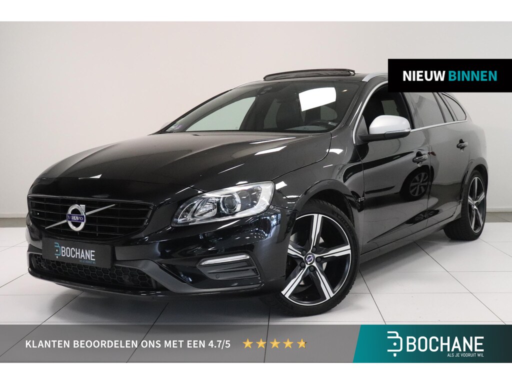 Volvo V60 2.0 T4 R-Design | Camera | Schuif/kanteldak | Leder | Navigatie | Trekhaak | Cruise | Stoelverwarming |
