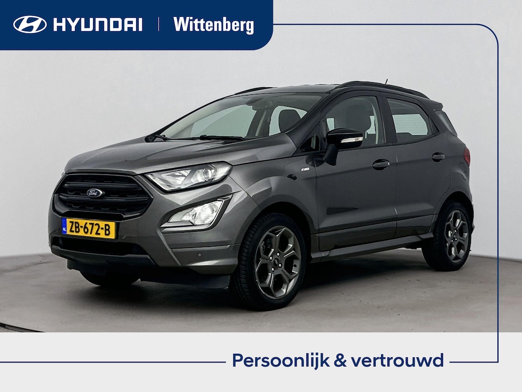 Ford EcoSport 1.0 ECOBOOST ST-LINE | SUMMERDEAL! | TREKHAAK | ALL SEASONS | 17'' LM VELGEN | PDC VOOR & ACHTER | CLIMA | CRUISE | CAMERA | NAVI | STUURVERWARMING |