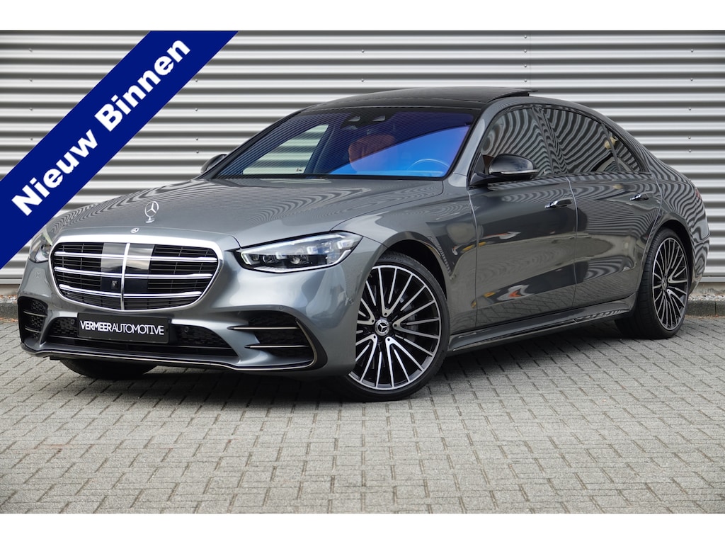 Mercedes-Benz S-klasse 580 4MATIC Lang AMG Line | Burmester 4D | Chauffeurspakket | Massage | Schermen | Achteras Besturing | | NP € 247585 |