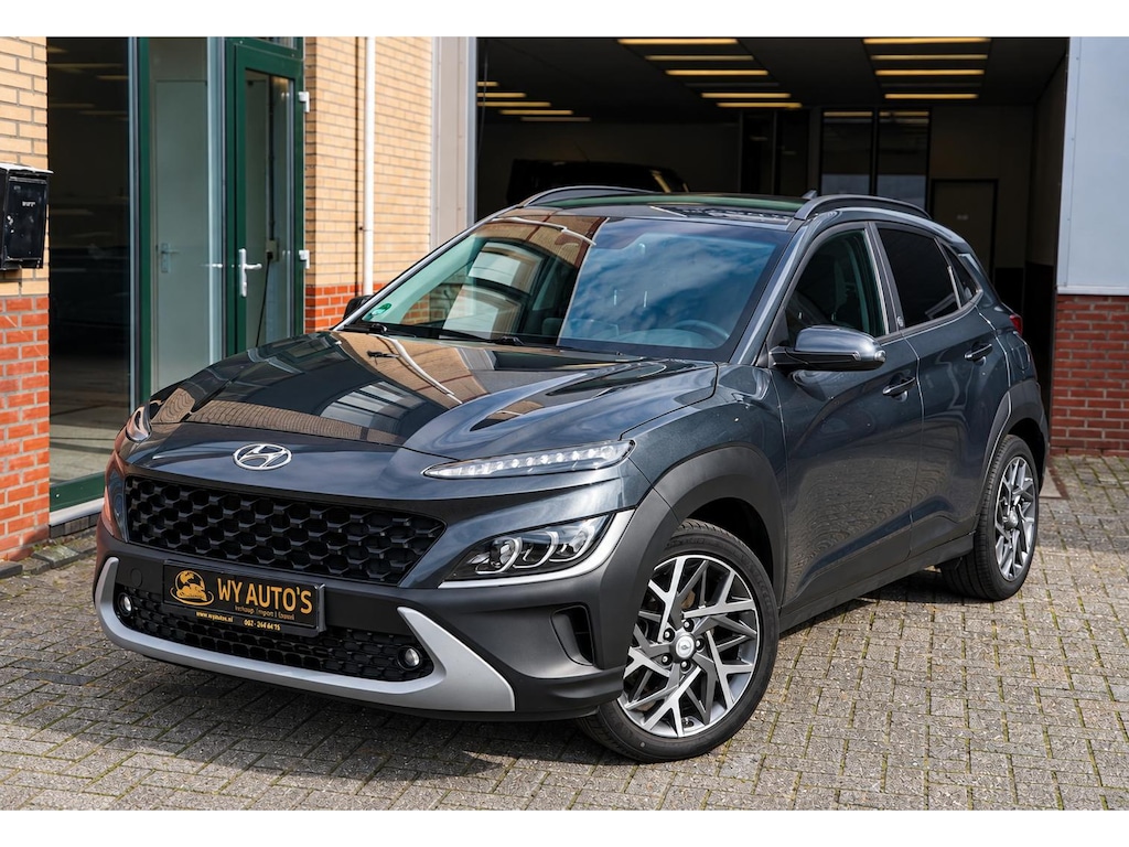 Hyundai Kona 1.6 GDI HEV Fashion Stuurverwarming|Stoelverwarming|18"|GARANTIE|Krell|