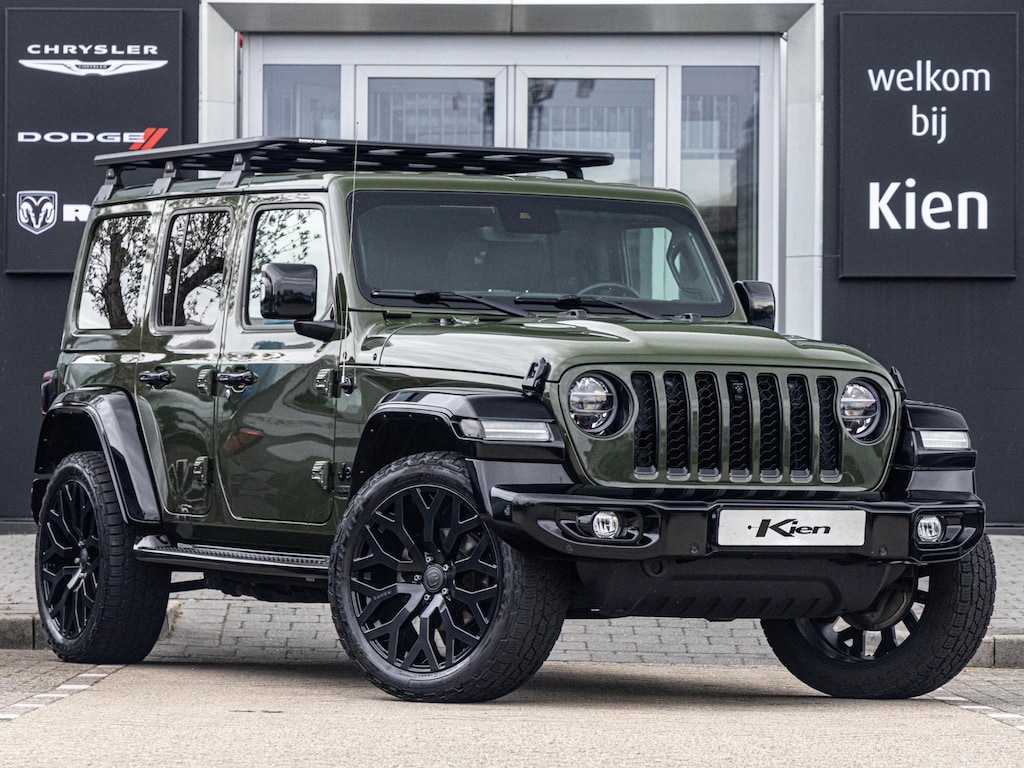 Jeep Wrangler Unlimited 4xe 380 Brute | To Tone | All season | ACC | Groot navi | Roofrack |