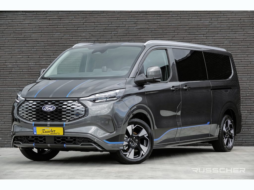 Ford Transit Custom Tourneo L2H1 218Pk Aut. | Sport | 8-Persoons | Nieuwe 71kWh Accu | Elektrisch | Panoramadak | 360° Camera | 19''