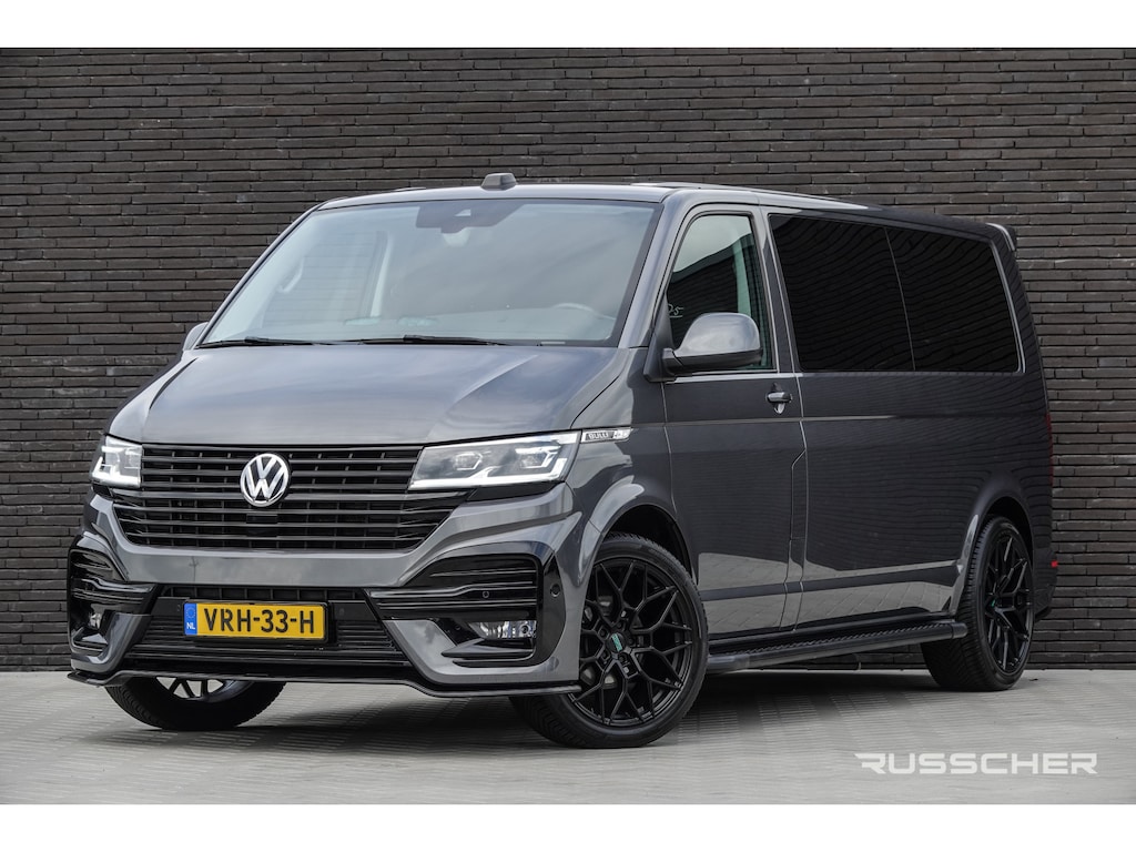 Volkswagen Transporter L2H1 2.0Tdi 150Pk DSG7 | Bulli | 75 Edition | Stoel-Stoel | Spoilerpack | Leder | Treeplanken | Trekhaak | 20''