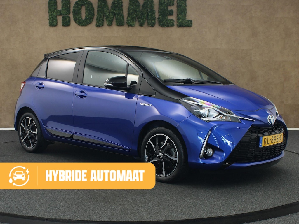 Toyota Yaris 1.5 Hybrid Bi-Tone - ORIGINEEL NEDERLANDSE AUTO - AFKOMSTIG VAN 1E EIGENAAR - CLIMATE CONTROL - BOTS EN LIJNWAARSCHUWING - CAMERA - CRUISE CONTROL - REGENSENSOR - ARMSTEUN VOOR - BLUETOOTH - LICHT METALEN VELGEN
