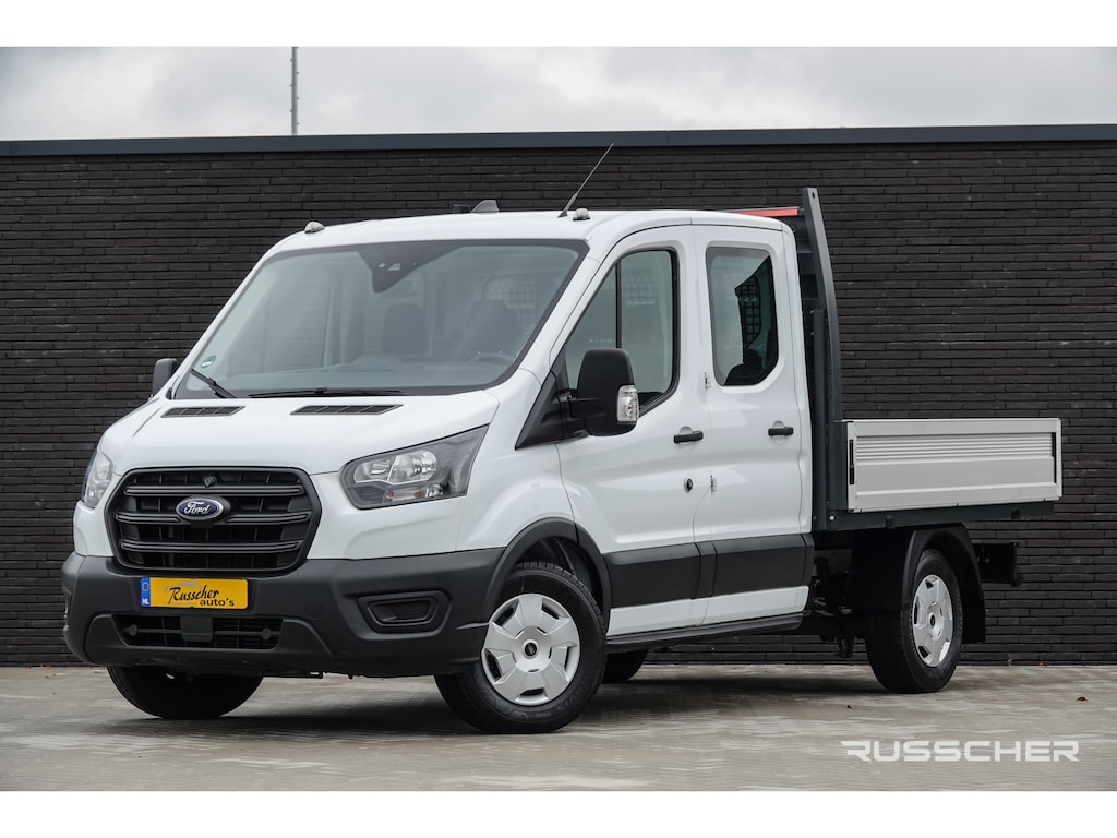 Ford Transit Open Laadbak | L2 | Dubbele Cabine | 2.0Tdci 130Pk | Trend 350 | 7-Persoons