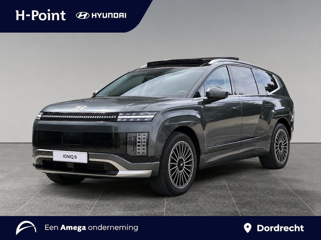 Hyundai Ioniq 9 Lounge AWD+ 7p. 110.3 kWh 428pk | 7-PERSOONS | SCHUIF/KANTELDAK | ULTRAVIOLET CLEANING | 2.500KG TREKGEWICHT (GEREMD)