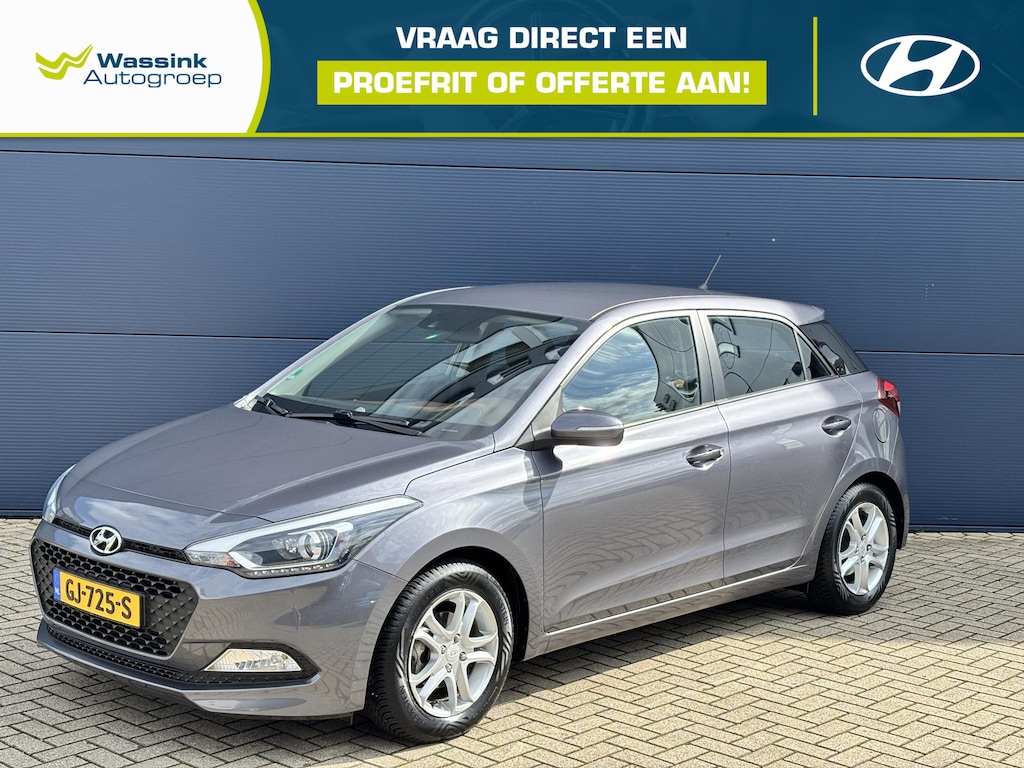 Hyundai i20 1.2 HP i-Motion | Cruise control | Airco | Bluetooth | Lichtmetalen velgen |