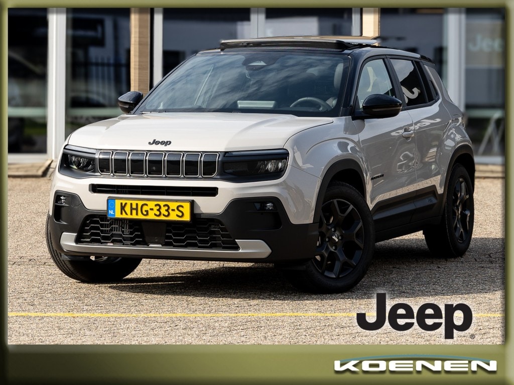 Jeep Avenger 1.2 e-Hybrid Black Edition PANO / TREKHAAK / JBL Sound