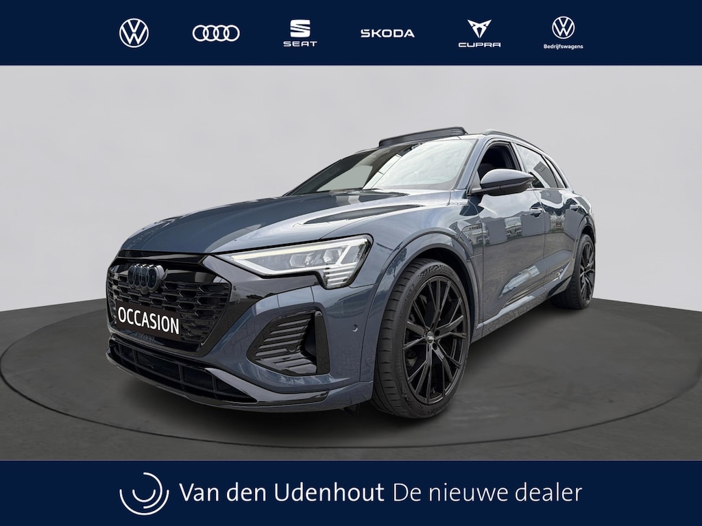 Audi Q8 e-tron 55 quattro S Edition 115 kWh Panoramdak, leer, achter camera, stoelen elektrisch 49