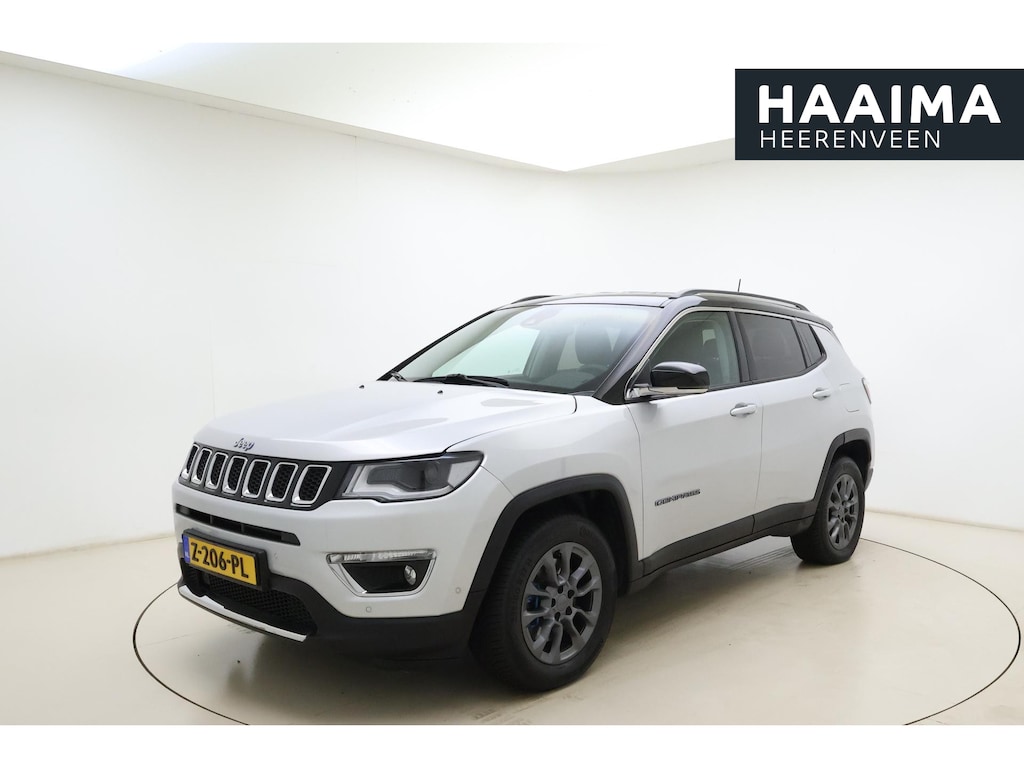 Jeep Compass 4xe 190 Plug-in Hybrid Electric Limited Business Automaat | Navigatie | Camera | Zwart dak | Climate control | Keyless | Dakrails