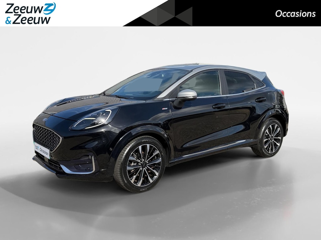 Ford Puma Vignale | Dealer onderhouden | Automaat | Winter pack | BLIS | Adapt. Cruise control | Lederen bekleding | Elektr. Achterklep | 18" lichtmetalen velgen | Bovag garantie |