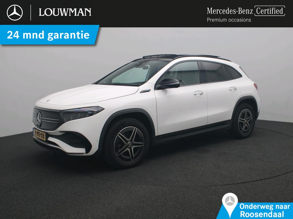 Mercedes-Benz EQA 250 AMG Nightpakket 67 kWh | Panoramadak | Trekhaak | Head-up display | Memory | 360°camera | Dode Hoek Ass | Inclusief 24 maanden Mercedes-Benz Certified garantie voor Europa.