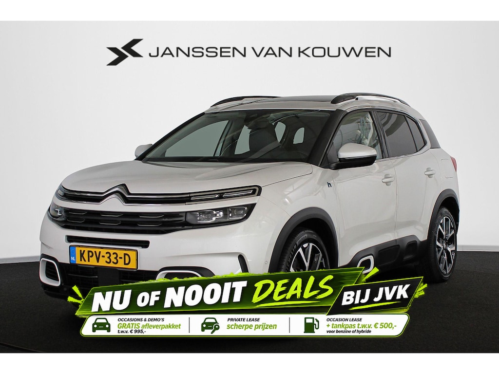 Citroën C5 Aircross 1.6 Plug-in Hybrid 225 Shine Pano Leder Stoelverwarming Massage Camera
