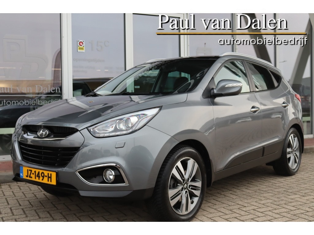 Hyundai ix35 2.0i 166PK AUTOMAAT i-CATCHER Panodak | Trekhaak | Navi | Leer | Stoelverw.| Cruise | Camera | 18 Inch Lm |