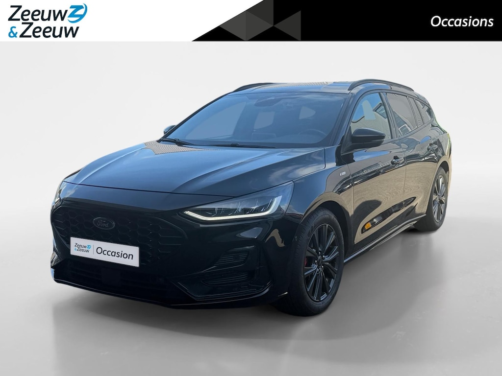 Ford Focus Wagon 1.0 EcoBoost Hybrid ST Line Style | Dealer onderhouden | NL auto | Winter pack | Trekhaak | Navigatie | Apple carplay & Android auto | Parkeersensoren voor en achter | Achteruitrijcamera | Cruise control | Draadloos opladen mobiel | Privacy glas | Bovag garantie |