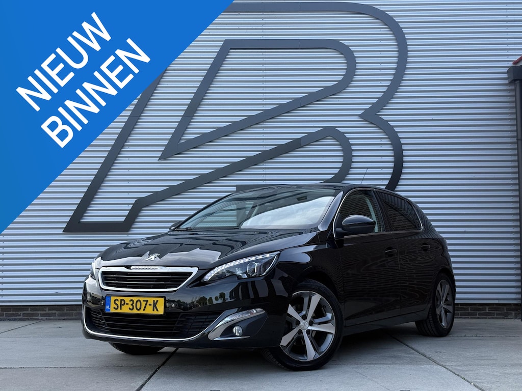 Peugeot 308 1.2 PureTech Blue Lease Premium Pano|Clima|Cruise|Trekhaak|PDC|Elek ramen|Lm velgen|D-riem vv in 2024|APK tot 09-2027