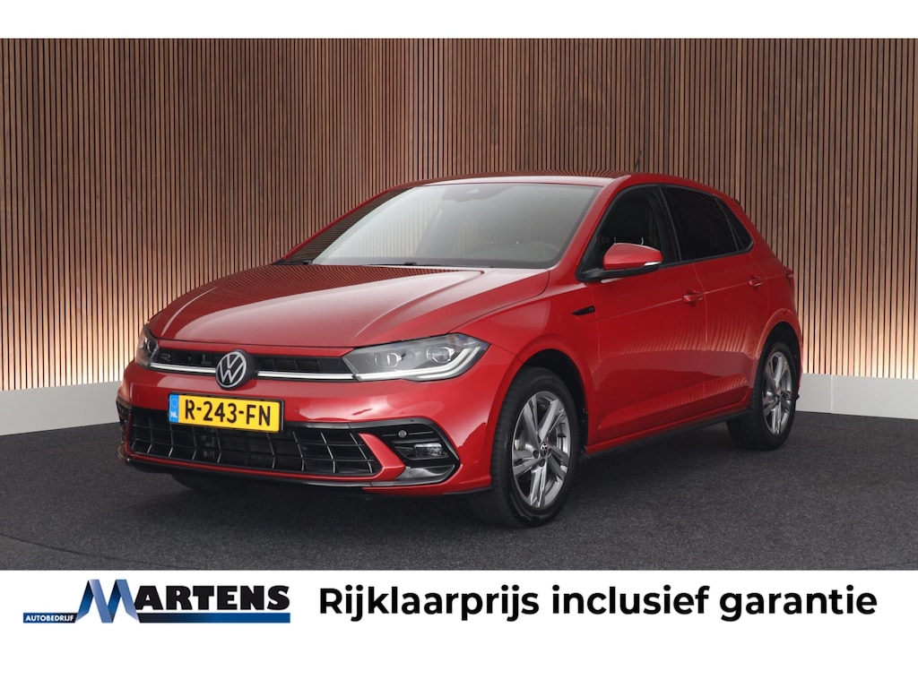 Volkswagen Polo 1.0 TSI 95pk R-Line Business Stoelverwarming Virtual Cockpit ACC Matrix LED Navigatie