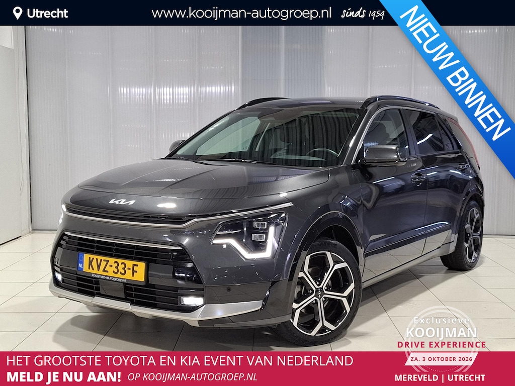 Kia Niro Hybrid 1.6 GDi DynamicPlusLine 18 inch, Stoel en Stuur verwarming, Apple Carplay/Android Auto, Navgatie, Camera.