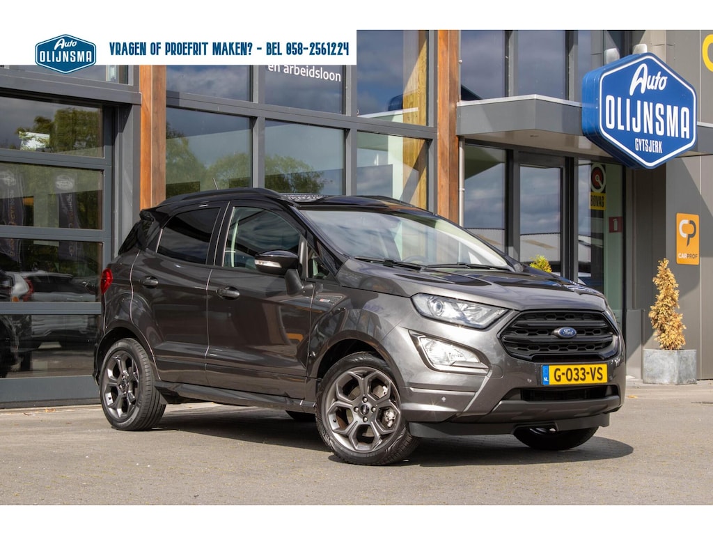 Ford EcoSport 1.0 EcoBoost ST-Line Black|trekhaak|Stoel & Stuur Verwarming|Camera|