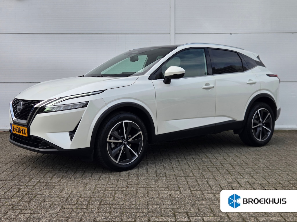 Nissan Qashqai 1.3 MHEV Xtronic Tekna design-pack Apple Carplay/Android Auto / Panoramadak / Cruise control adaptief met Stop&Go / Keyles entry/start / Airco (automatisch) /