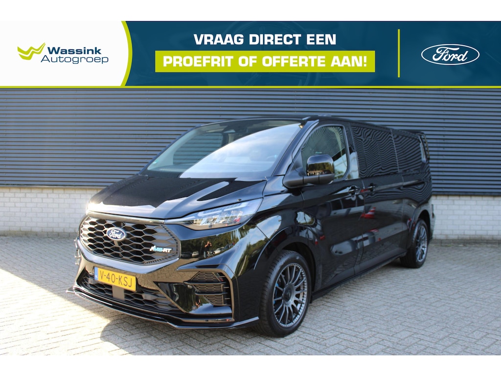 Ford Transit Custom 320 2.0 TDCI L2H1 MS-RT Dubbele Cabine AWD Bomvolle uitvoering I Navigatie I Trekhaak I Dubbele schuifdeuren