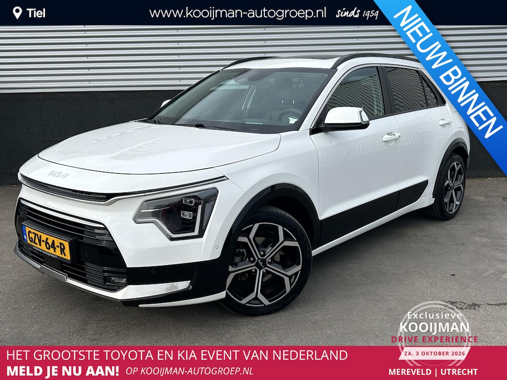 Kia Niro Hybrid 1.6 GDi ExecutiveLine Full Option! Nederlandse auto, Schuif/kanteldak, 18" Lichtmetalen velgen, Stoelkoeling/verwarming