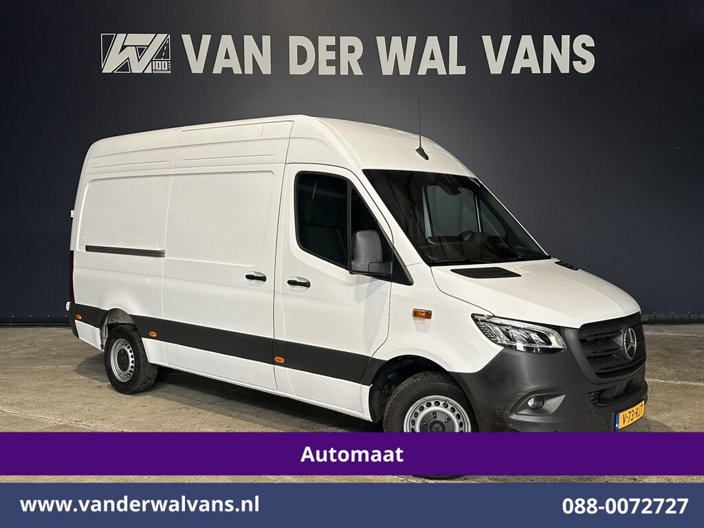 Mercedes-Benz Sprinter 317 CDI 170pk 9G-Tronic Automaat L2H2 Euro6 Airco | Camera | Navigatie | LED | Cruisecontrol Chauffeursstoel, Stoelverwarming, 270 Graden Achterdeuren, Parkeersensoren, Bijrijdersbank