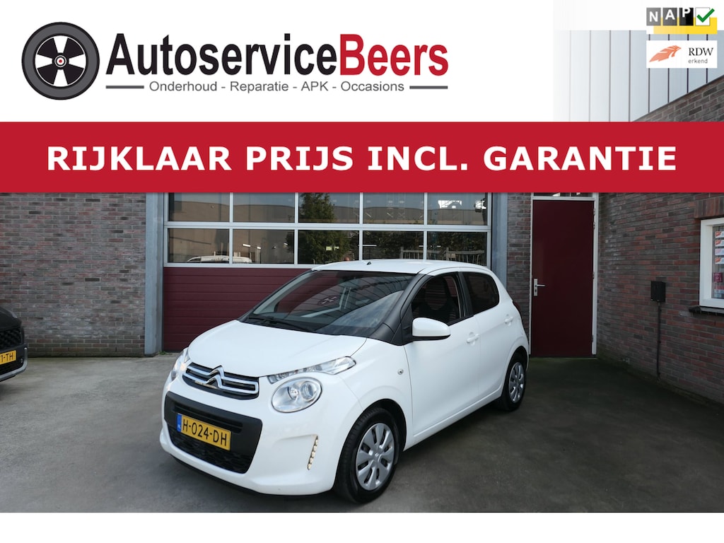 Citroën C1 1.0 VTi Feel, 5 deurs, Airco, 58.000 KM!, Cruise control, rijklaarprijs incl. garantie.