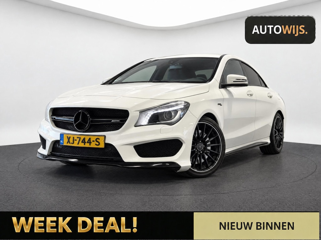 Mercedes-Benz CLA AMG 45 4MATIC|381PK|ALCANTARA|CAMERA|STOELVERW|NETJES!