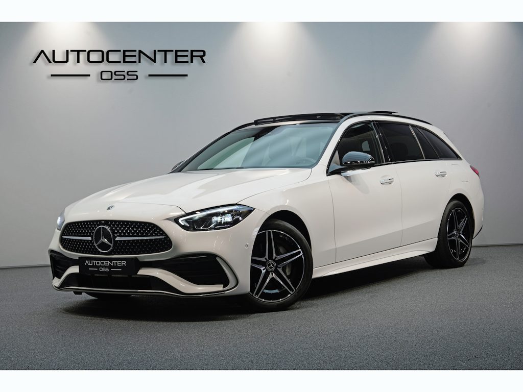 Mercedes-Benz C-klasse Estate 300 e AMG ✅ PANO ✅ NIGHT ✅ KEYLESS ✅ CAMERA ✅ BTW