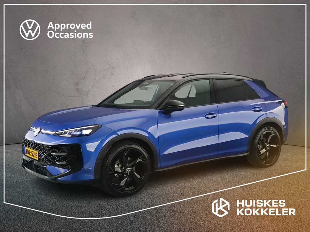 Volkswagen T-Roc R-Line 1st Edition 1.5 eTSI 150pk DSG Automaat Adaptive cruise control, Black Style, Achteruitrijcamera, LED matrix koplampen, Stuurwiel verwarmd, Parkeersensoren