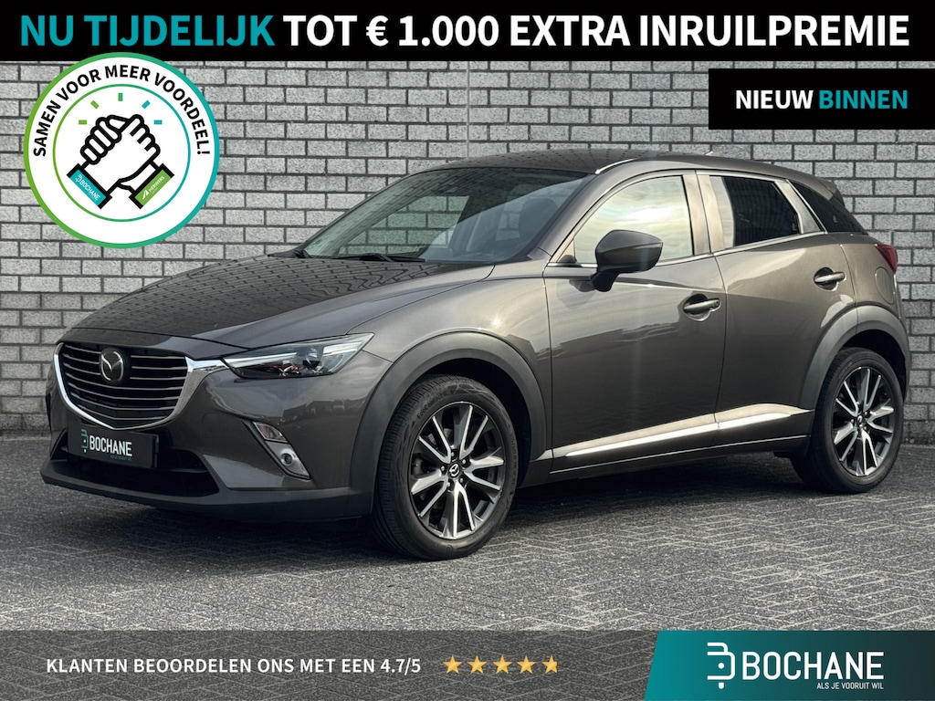 Mazda CX-3 2.0 SkyActiv-G 120 GT-M | Navigatie | Camera | BOSE-Audio | Stoelverwarming |