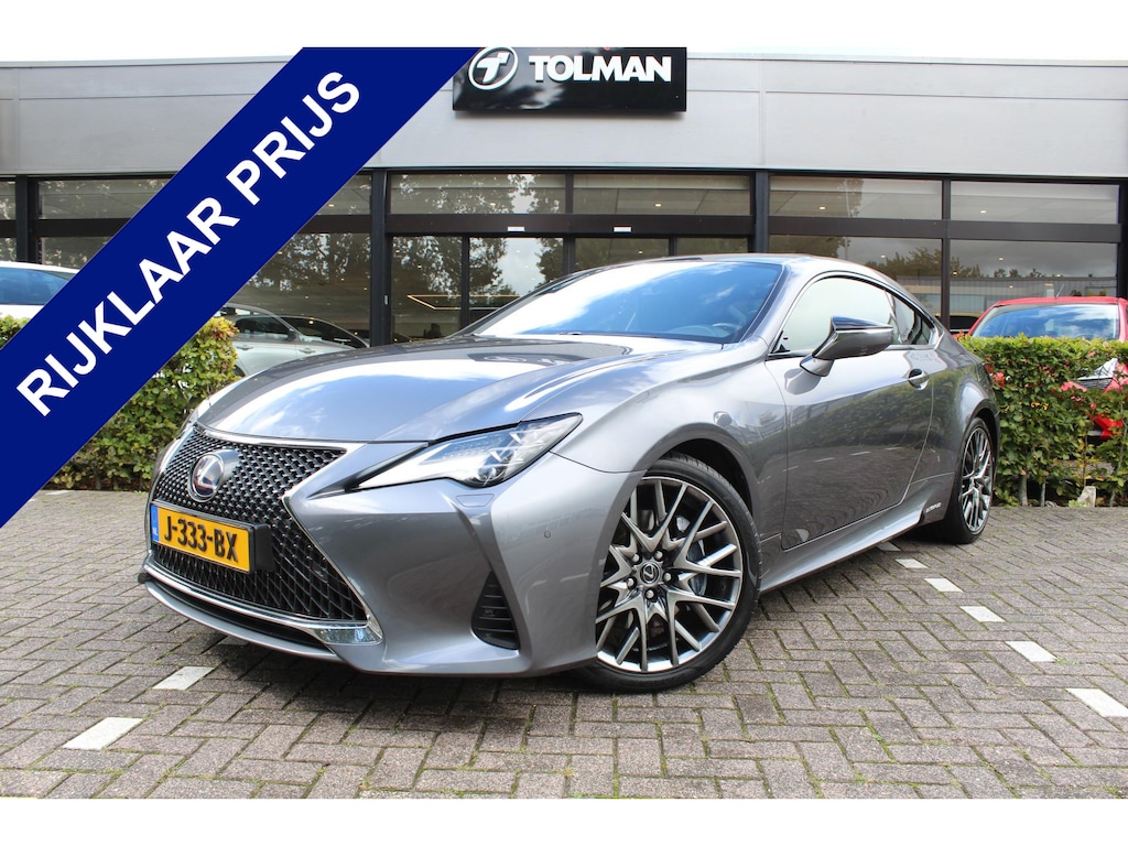 Lexus RC 300h Luxury Line | Rijklaar | NL-auto | Schuifdak | Leder | Memory | Stoel-stuurverw./koeling | Blind Spot | Mark Levinson | Dealer onderhouden